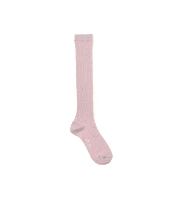 Ray BEAMS 「シアーリブ ハイソックス（0688CL）」|ソックス|PINK