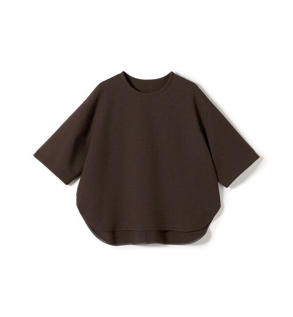 SHIPS for women「《予約》〈洗濯機可能〉アムンゼンダブル クロス プルオーバー」|Tシャツ・カットソー|