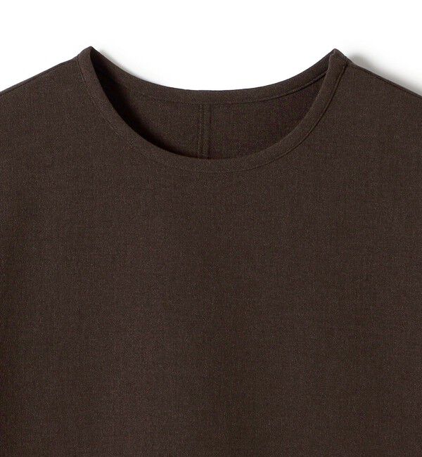 SHIPS for women「《予約》〈洗濯機可能〉アムンゼンダブル クロス プルオーバー」|Tシャツ・カットソー|