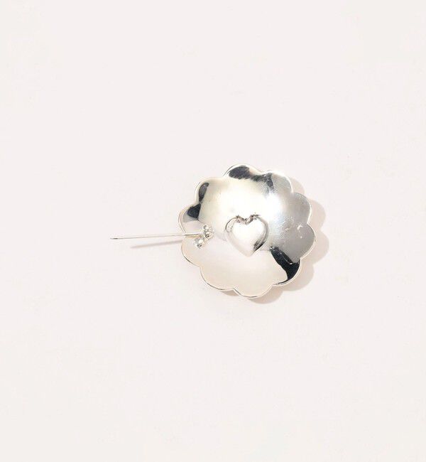 TOMORROWLAND GOODS「ADRAR Flower Heart シルバー ブローチピン」|ブローチ・コサージュ|