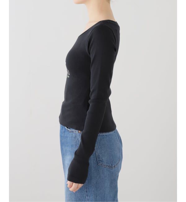 JOINT WORKS「GUESS Originals/ゲス オリジナルス GO LS BOAT NECK RIB TOP」|Tシャツ・カットソー|