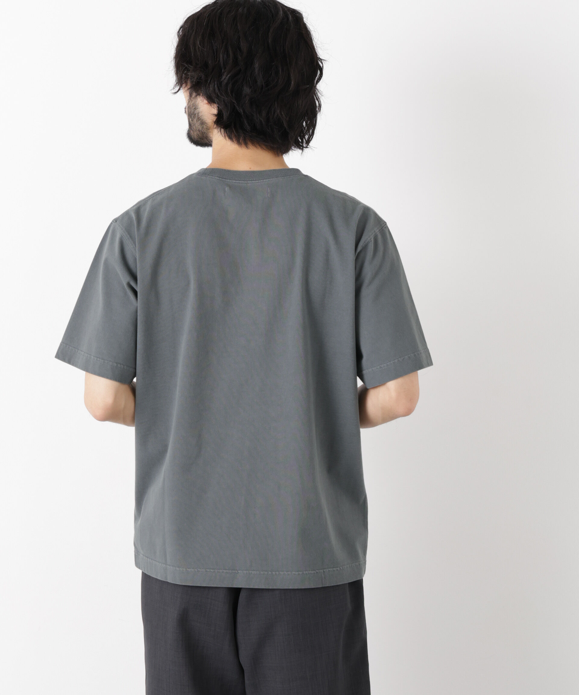 nano･universe「オーバーダイ フェードTシャツ 半袖」|Tシャツ・カットソー|