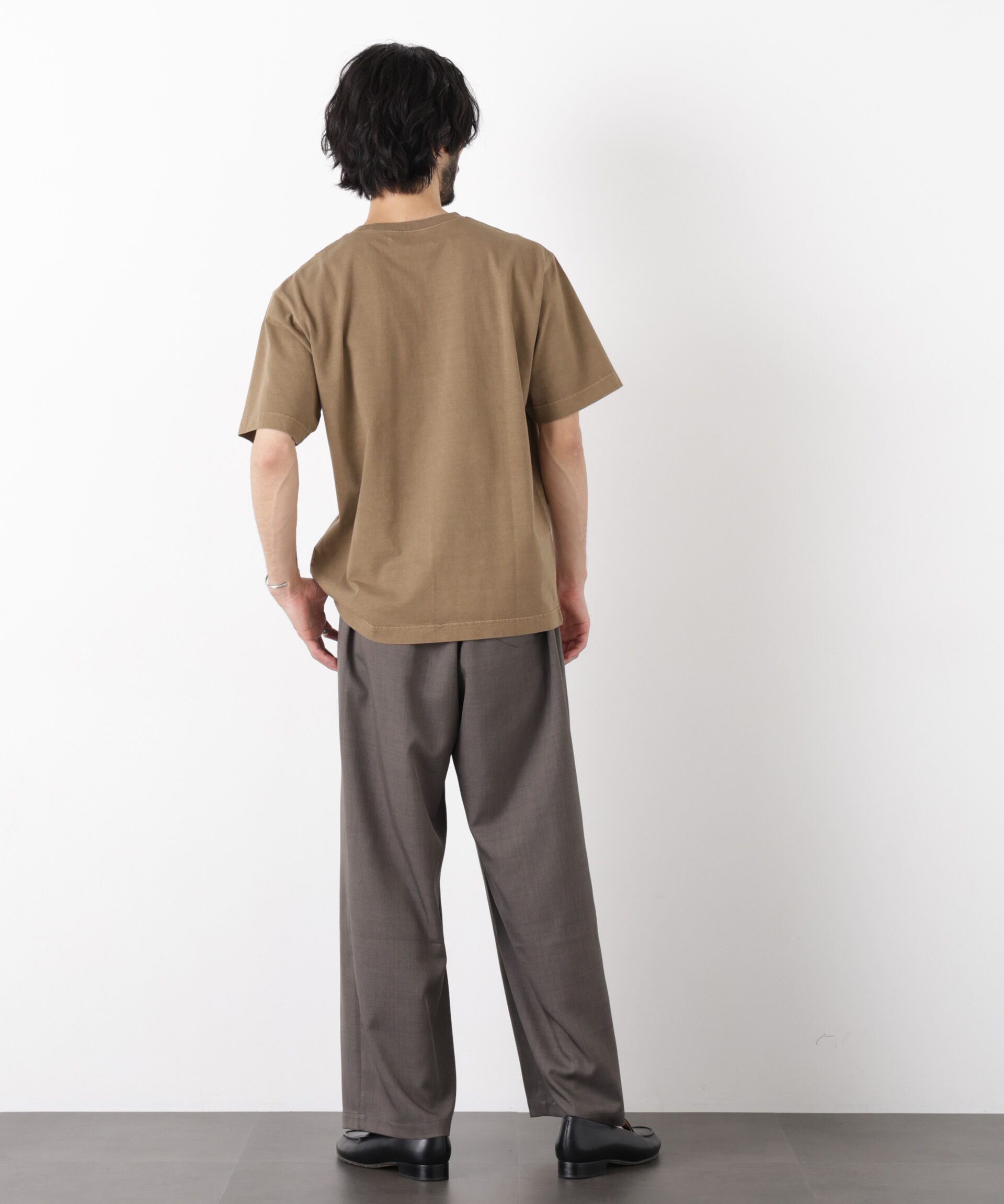 nano･universe「オーバーダイ フェードTシャツ 半袖」|Tシャツ・カットソー|
