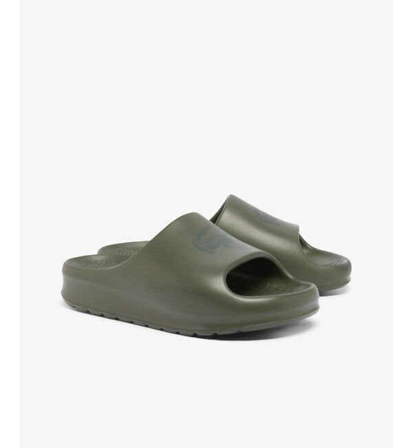 LACOSTE「レディース SERVE SLIDE 2.0 125 2 CFA」|サンダル|カーキ