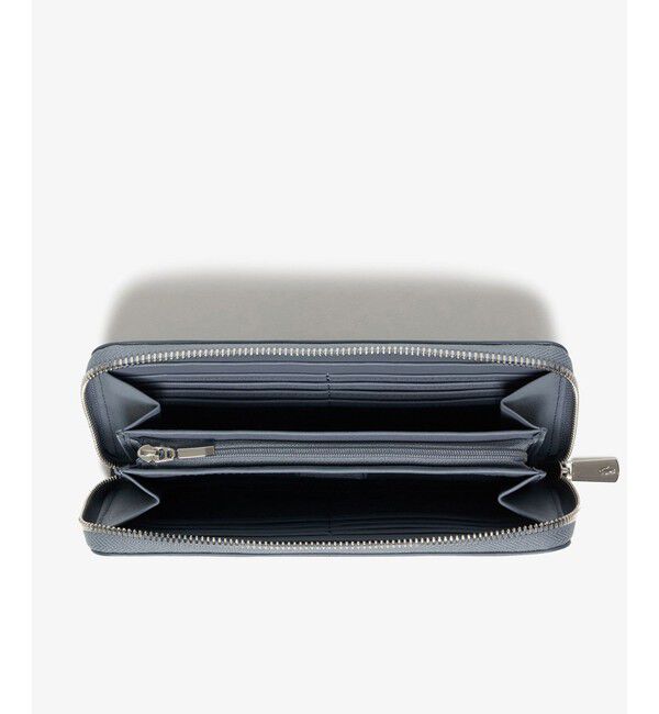 LACOSTE「ラウンドジップレザーロングウォレット」|財布|
