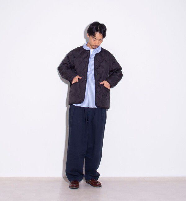 GLOSTER「【TAION/タイオン】GLOSTER別注 ミリタリーライナージャケット ノーカラーMA-1 M65」|ダウン|