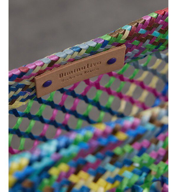 SALON adam et rope'「【Diminutivo（ディミヌティーボ）】合成パルマメッシュトートバッグM」|トートバッグ|