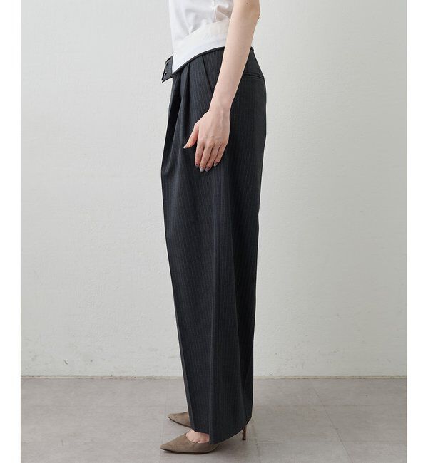 THE PAUSE「【THE PAUSE】ストライプタックパンツ」|その他|