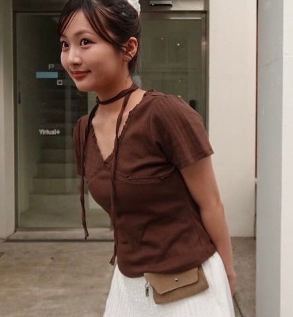  「ミニビスケットTee」|Tシャツ・カットソー|ブラウン