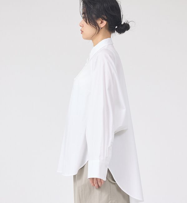 Rouge vif「ドルマンストレッチブロードビックシャツ」|シャツ・ブラウス|