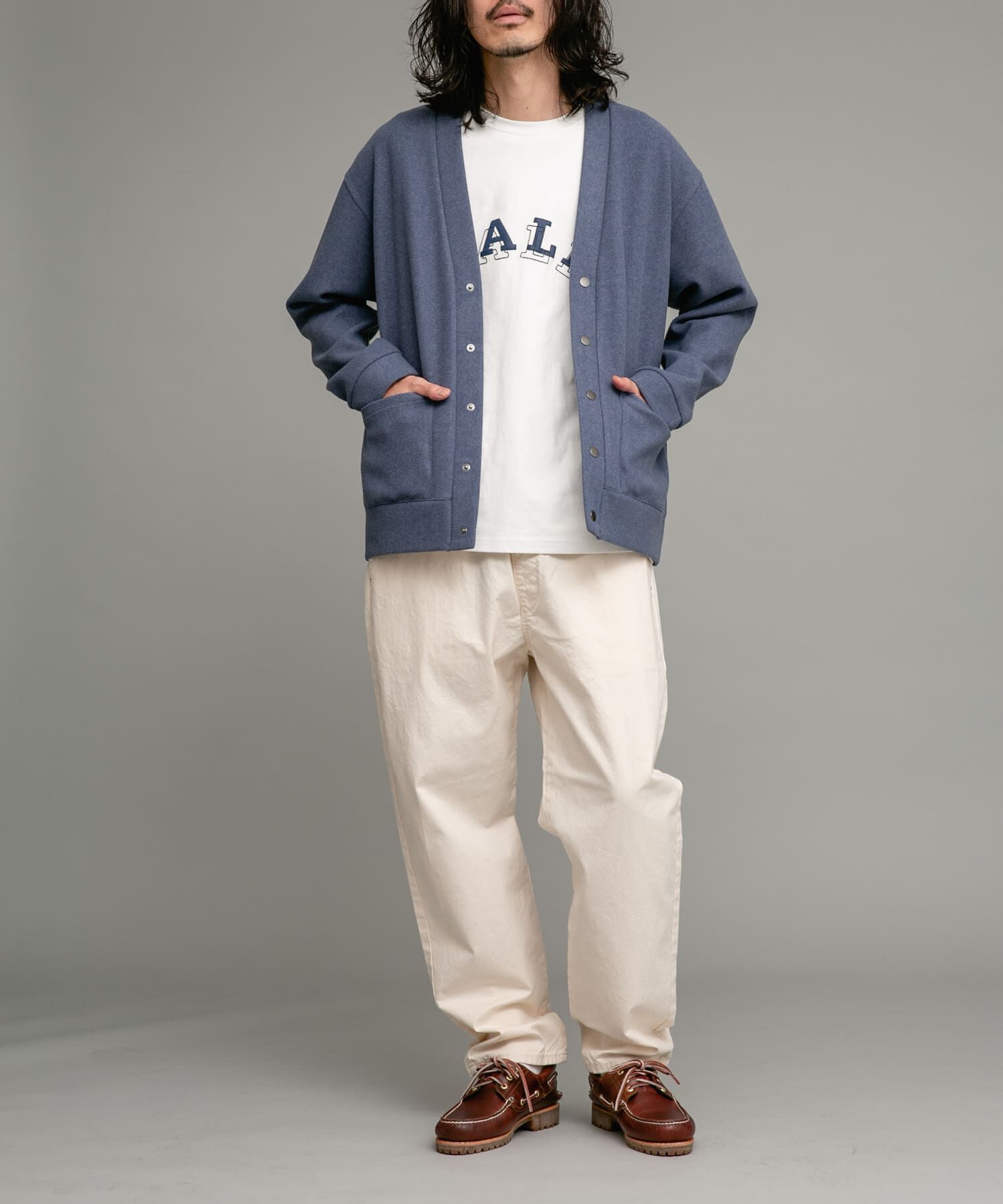 Sonny Label 「ストレッチメルトンカーディガン」|カーディガン|
