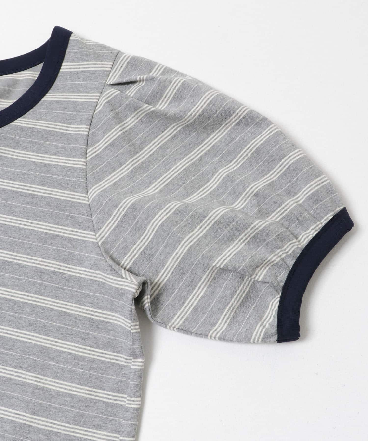 Sonny Label 「マルチボーダーパフスリプルオーバー」|Tシャツ・カットソー|