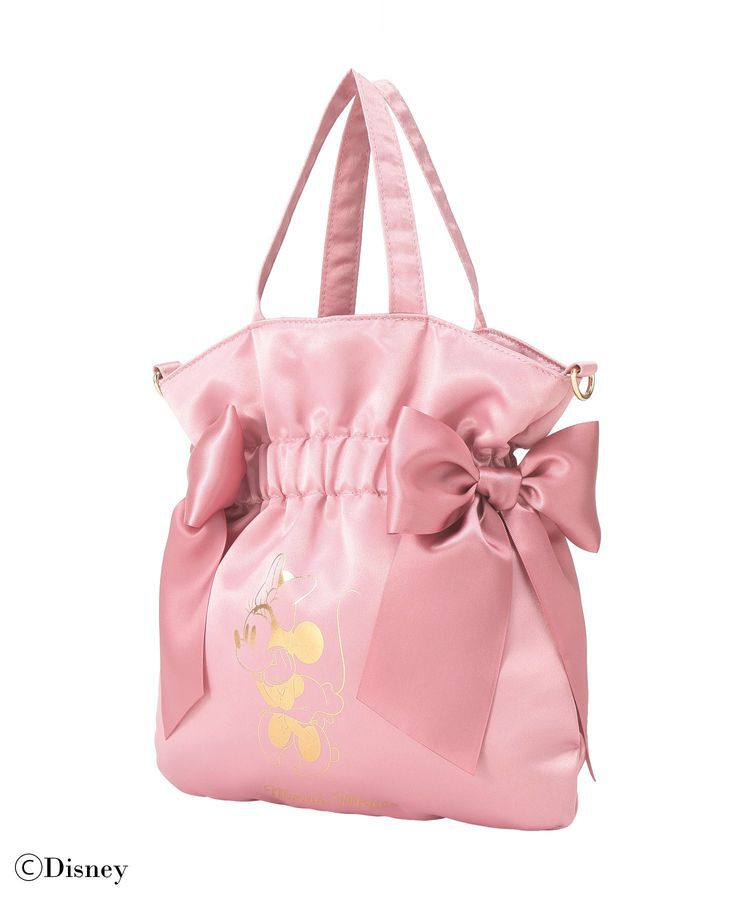 Maison de FLEUR「Minnie Mouse/ダブルリボン2Wayトート」|トートバッグ|