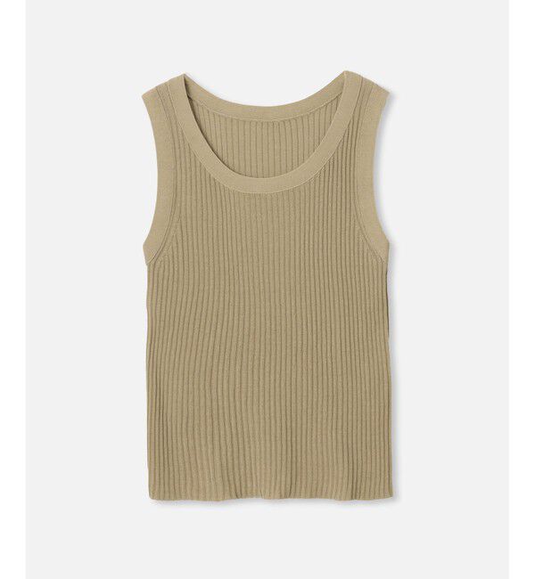 allureville「◇ 2WAY RIB TANK」|その他|モカ