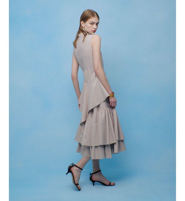 LOULOU WILLOUGHBY「【LOULOU WILLOUGHBY】レイヤードレープワンピース」|ワンピース|