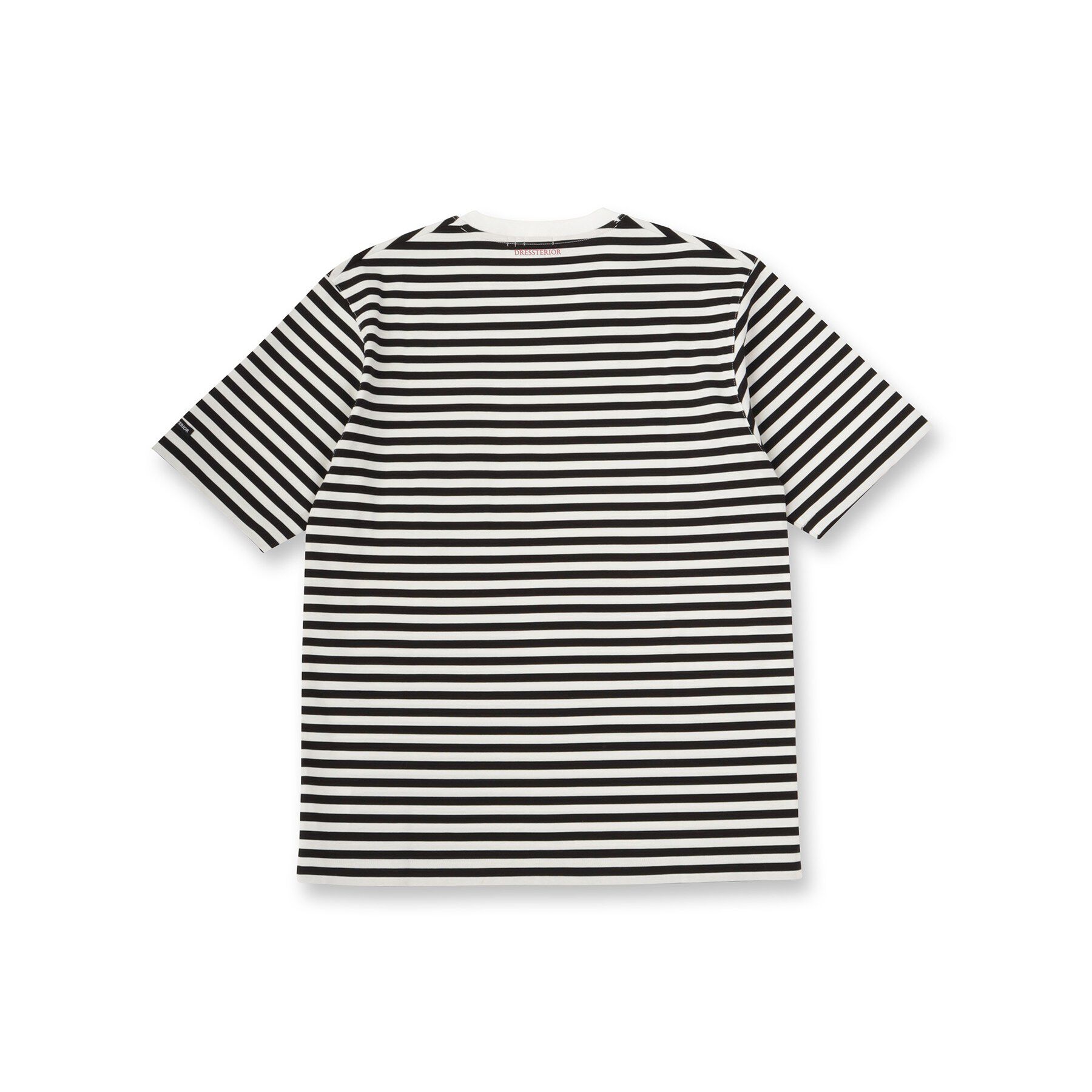 DRESSTERIOR「【接触冷感／抗菌防臭／消臭】ICE CLEAR COTTON ボーダーTシャツ」|Tシャツ・カットソー|