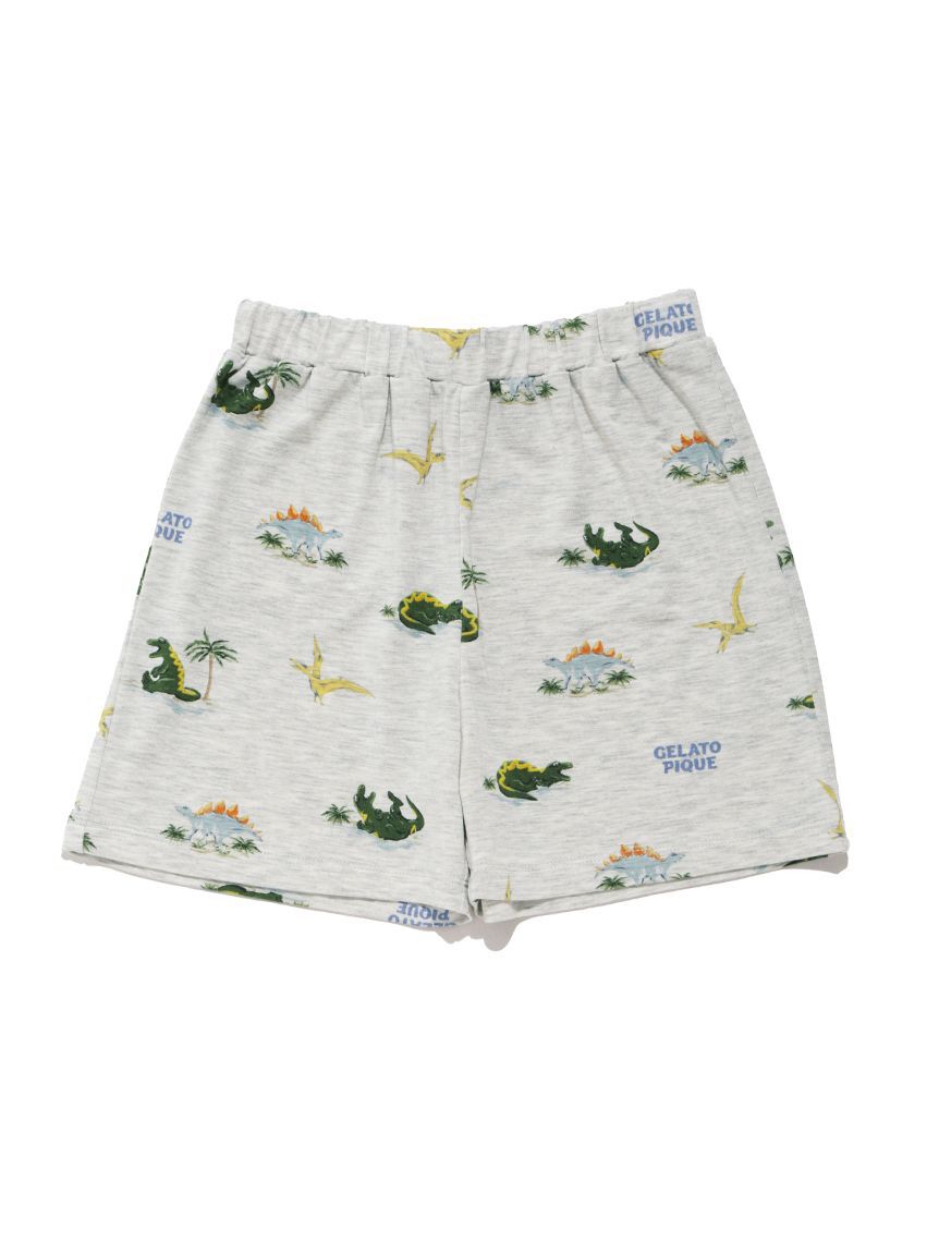 GELATO PIQUE KIDS & BABY「【KIDS】【接触冷感】スリーピングダイナソー柄ショートパンツ」|その他|
