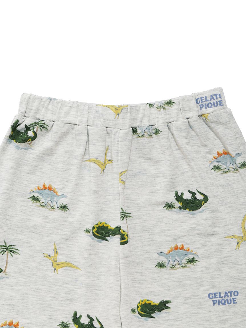 GELATO PIQUE KIDS & BABY「【KIDS】【接触冷感】スリーピングダイナソー柄ショートパンツ」|その他|