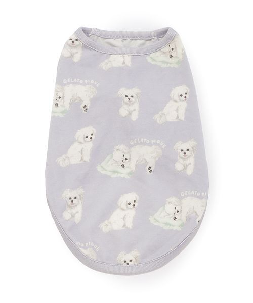  GELATO PIQUE CAT&DOG「【CAT&DOG】マルチーズ柄カットソープルオーバー」|その他|