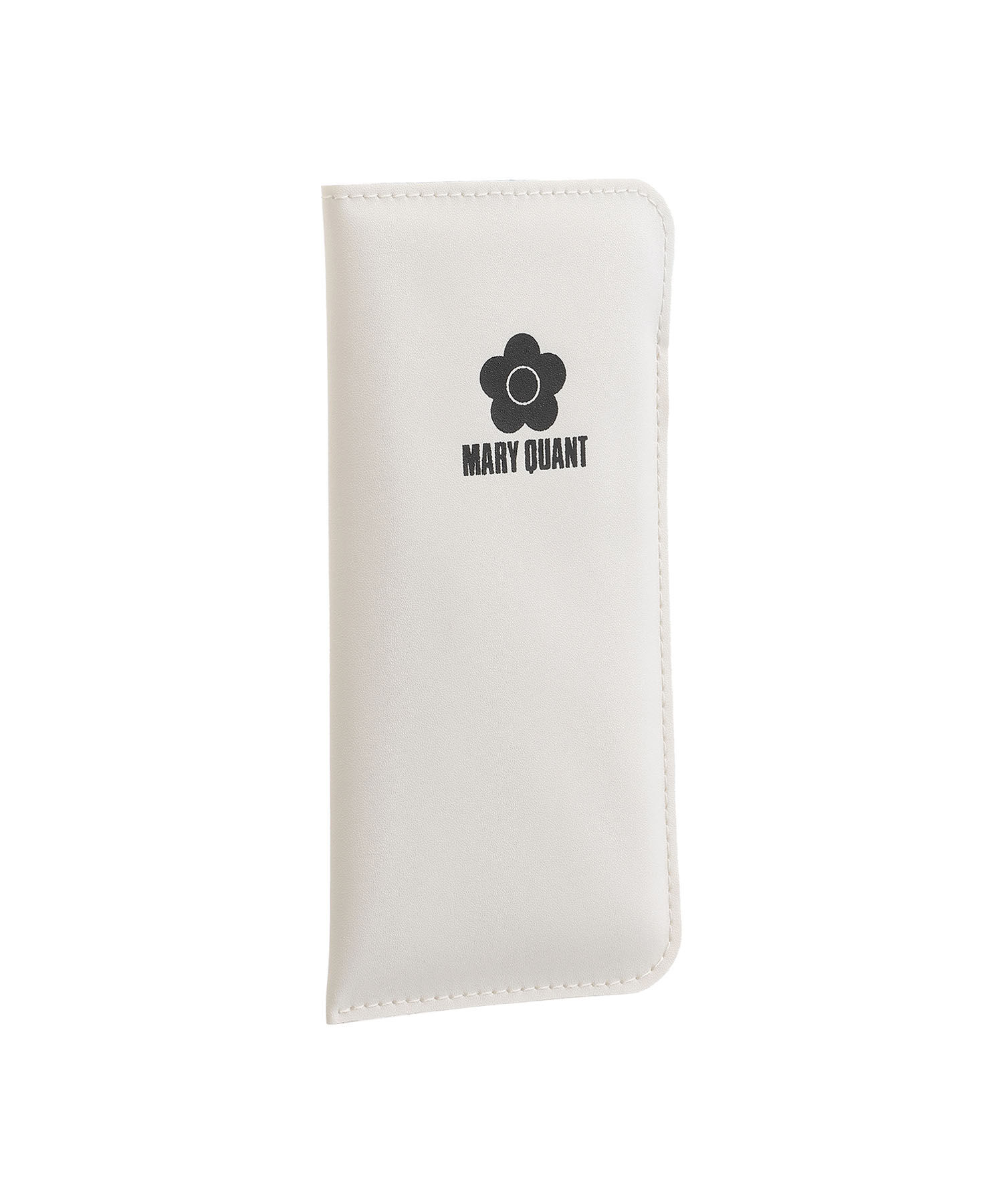 MARY QUANT「ベーシックフラット メガネケース」|その他|ホワイト