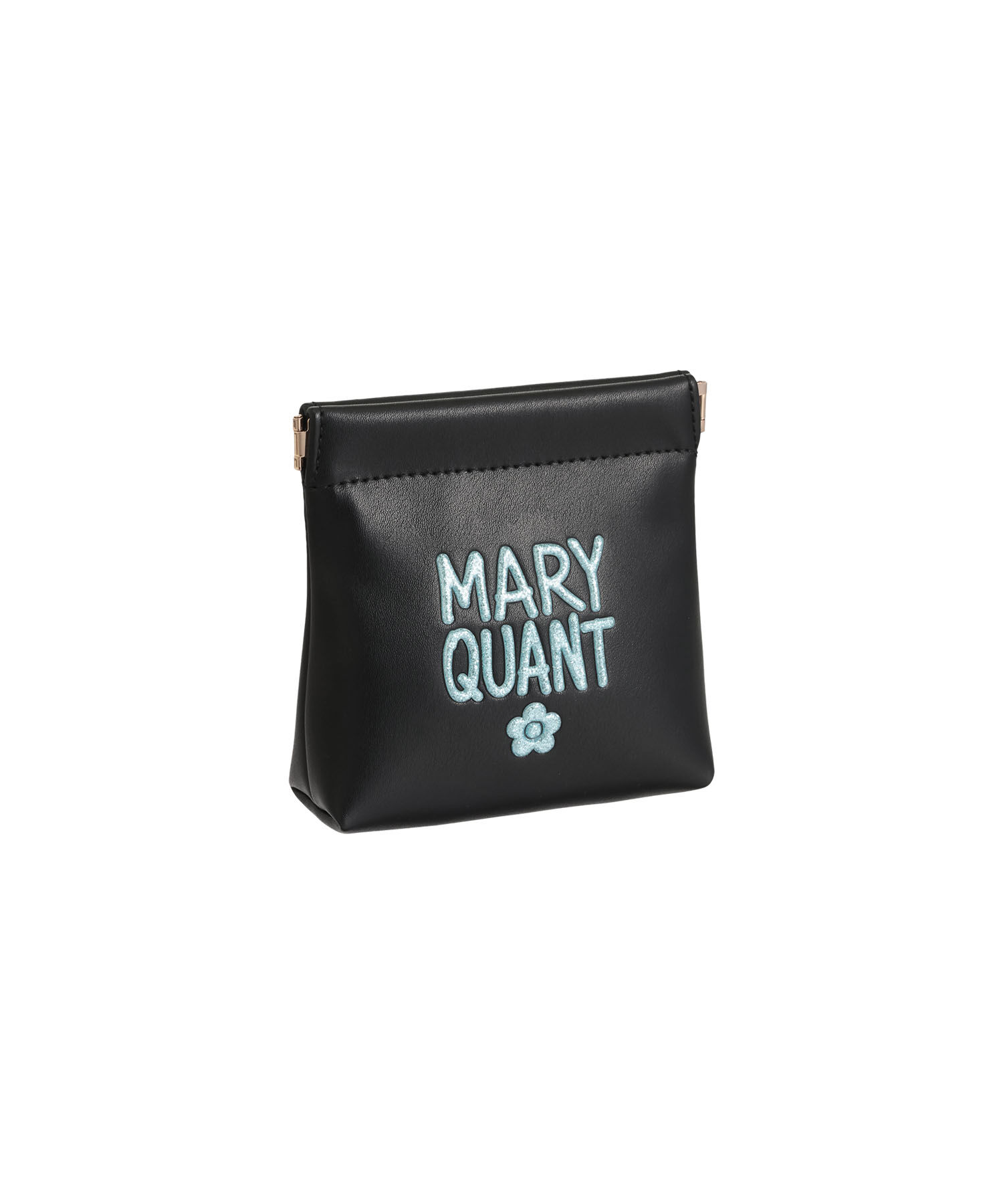 MARY QUANT「グリッターペイントロゴ バネクチポーチ」|ポーチ|