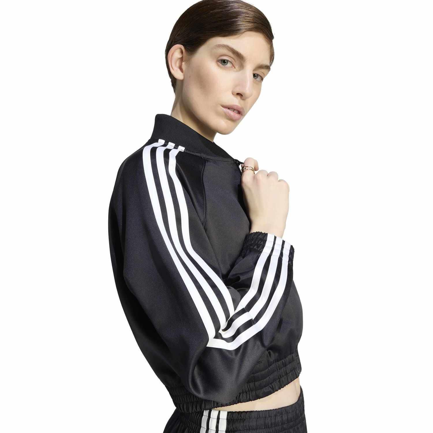 adidas「【ADIDAS ｳｪｱ】W SATIN SST JACKET」|ポロシャツ|