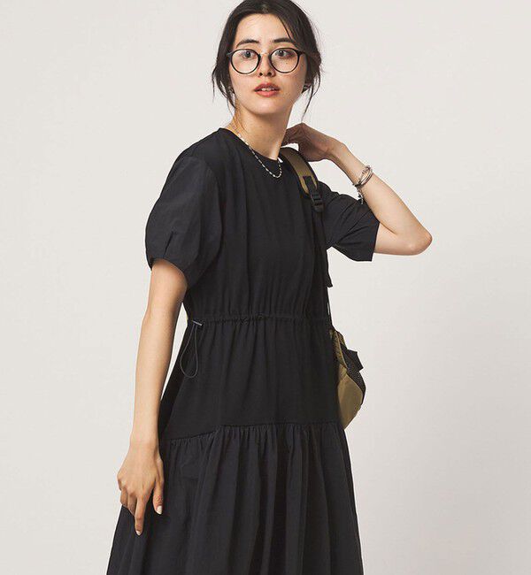 UNITED ARROWS green label relaxing「タフタ ドッキング ワンピース」|ワンピース|