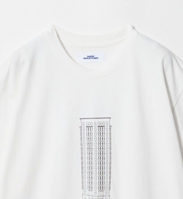 NICE WEATHER「＜NICE WEATHER＞ホテルプリント Tシャツ」|Tシャツ・カットソー|