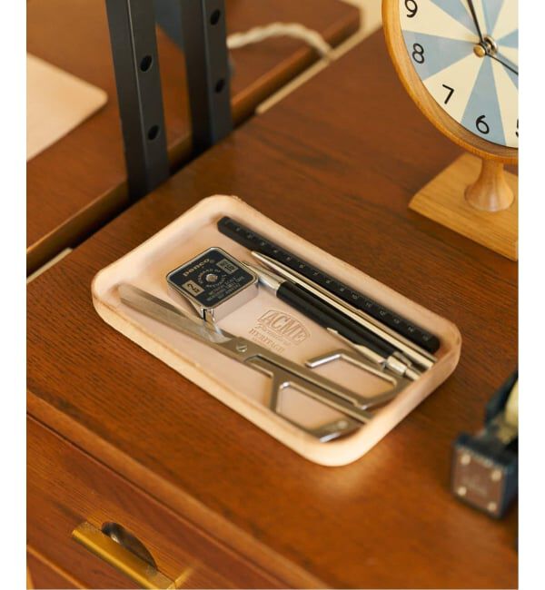 ACME「【HELITAGE LEATHER】ACME別注 LEATHER TRAY　トレイ」|ステーショナリー|ベージュ