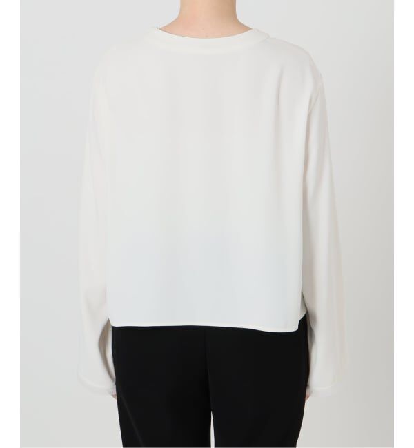 VERMEIL par iena「Compact Satin Top」|シャツ・ブラウス|