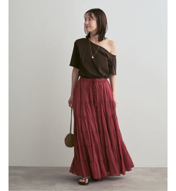 NOBLE「《NOBLE別注カラー》COUTURE D'ADAM SushiVoile Tiered Skirt」|スカート|