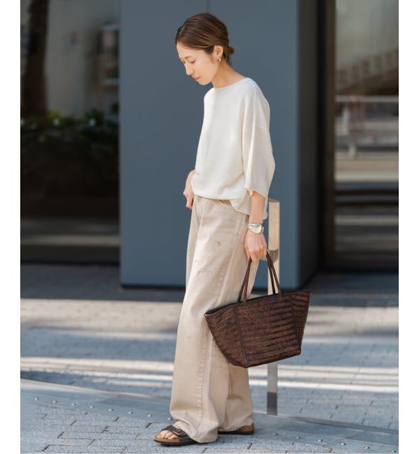 FRAMeWORK「≪追加≫LINEN TERRY LOOSEプルオーバー2」|Tシャツ・カットソー|