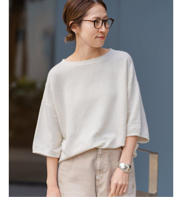 FRAMeWORK「≪追加≫LINEN TERRY LOOSEプルオーバー2」|Tシャツ・カットソー|