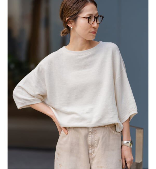 FRAMeWORK「≪追加≫LINEN TERRY LOOSEプルオーバー2」|Tシャツ・カットソー|