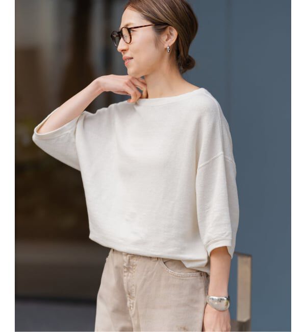 FRAMeWORK「≪追加≫LINEN TERRY LOOSEプルオーバー2」|Tシャツ・カットソー|