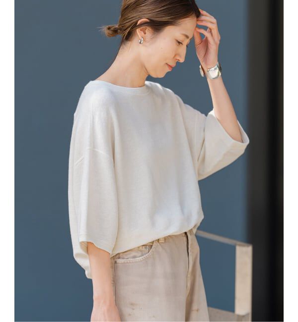 FRAMeWORK「≪追加≫LINEN TERRY LOOSEプルオーバー2」|Tシャツ・カットソー|