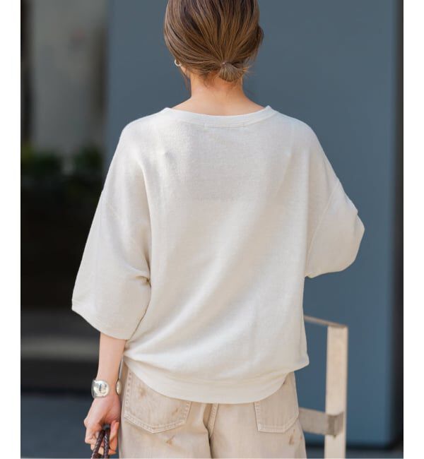 FRAMeWORK「≪追加≫LINEN TERRY LOOSEプルオーバー2」|Tシャツ・カットソー|