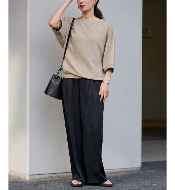 FRAMeWORK「≪追加≫LINEN TERRY LOOSEプルオーバー2」|Tシャツ・カットソー|
