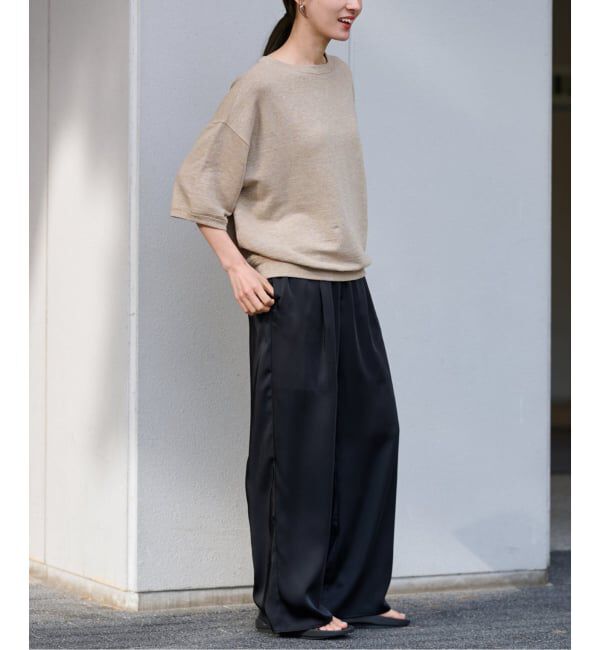 FRAMeWORK「≪追加≫LINEN TERRY LOOSEプルオーバー2」|Tシャツ・カットソー|