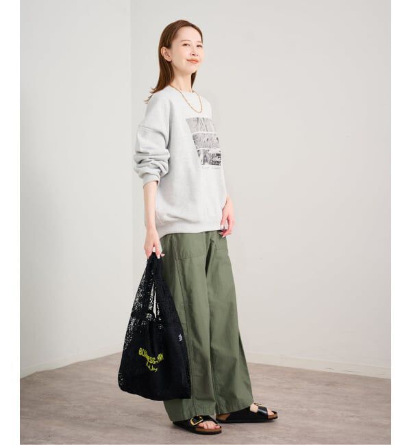 U by SPICK&SPAN「《予約》photo print スウェット」|スウェット・ジャージ|
