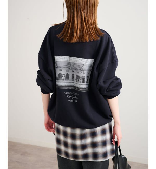 U by SPICK&SPAN「《予約》photo print スウェット」|スウェット・ジャージ|