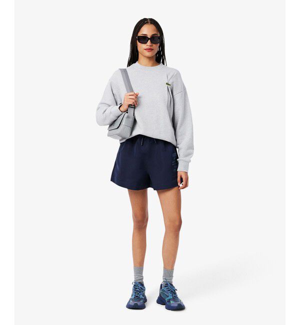 LACOSTE「レディース L003 NEO SHOT 125 1 SFA ビッグメッシュ ハイテクスニーカー」|スニーカー|