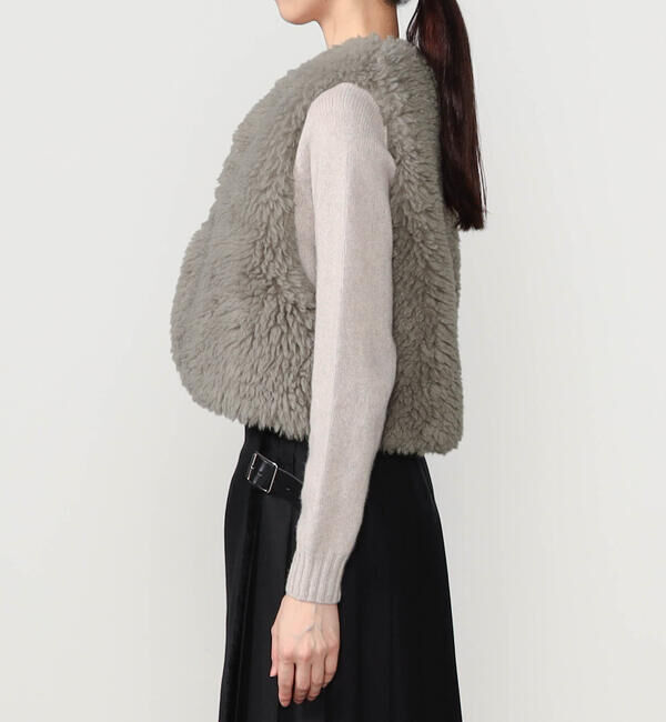 LE GLAZIK「LE GLAZIK | エコファー ジレ WOMEN」|その他|