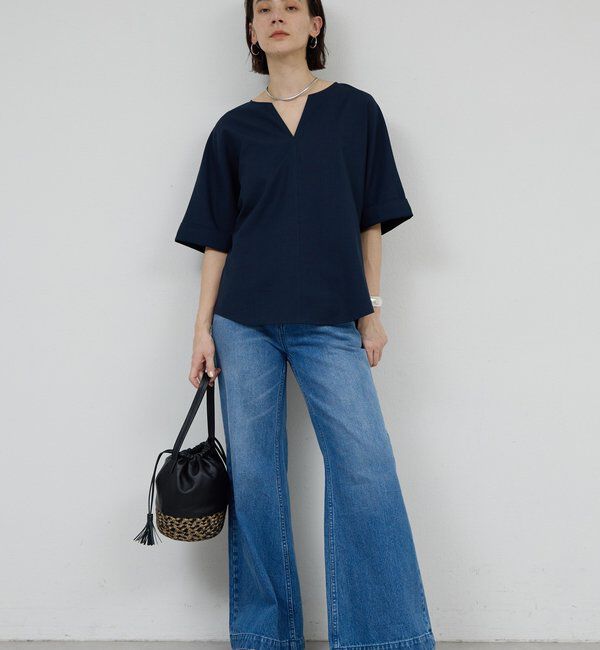  「【WEB限定】スキッパーブラウス」|シャツ・ブラウス|