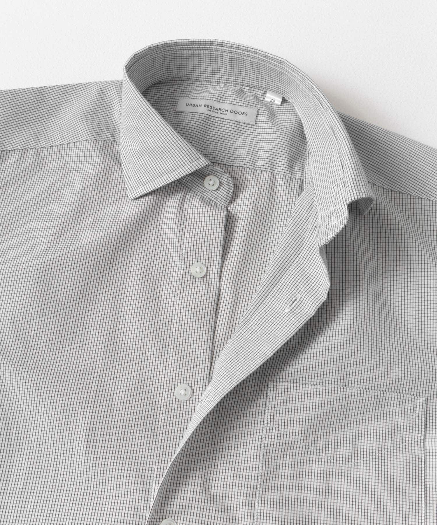 URBAN RESEARCH DOORS「LIFE STYLE TAILOR　セミワイド半袖シャツ」|シャツ・ブラウス|
