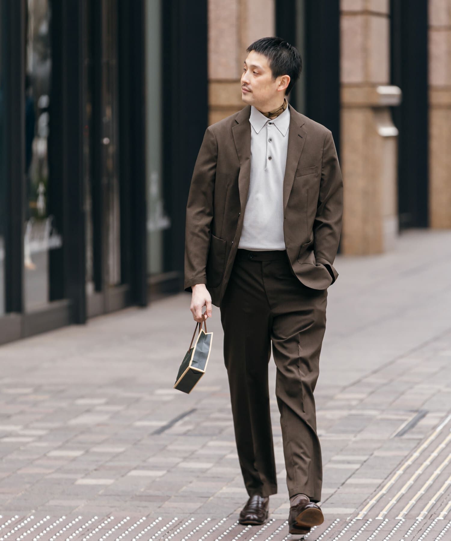URBAN RESEARCH DOORS「LIFE STYLE TAILOR　リネンライクコンフォータブルパンツ」|スラックス|
