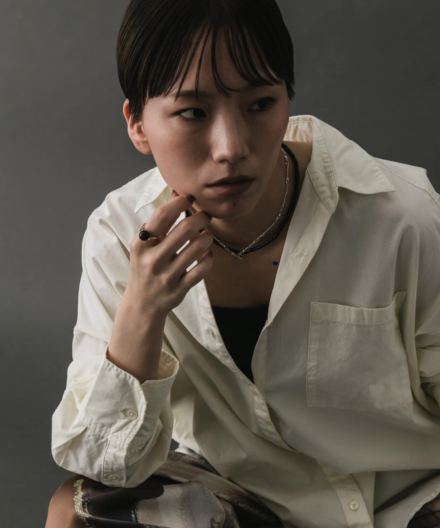 SMELLY「SMELLY so&rsquo;　onyx sphere ring」|リング|