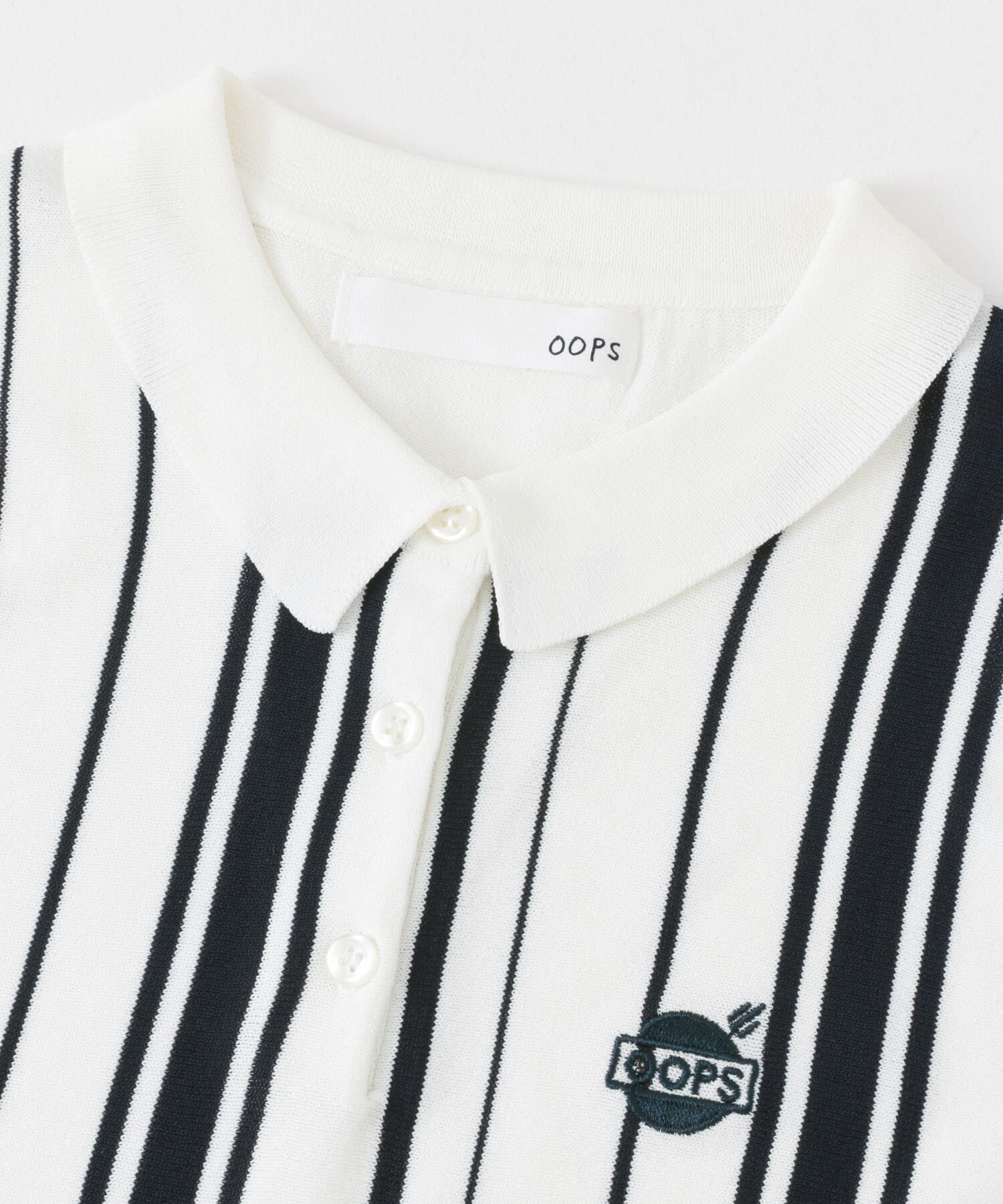 Sonny Label 「OOPS　ストライプ半袖ポロシャツ」|ポロシャツ|