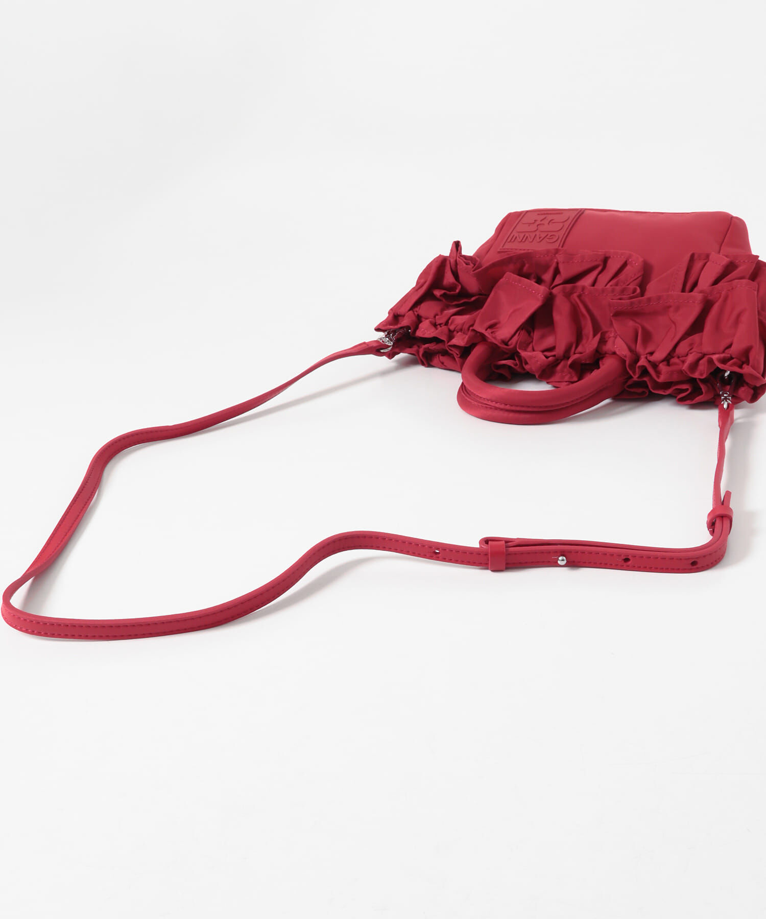 URBAN RESEARCH「GANNI　MINI SHOPPER RUFFLE」|クラッチバッグ|