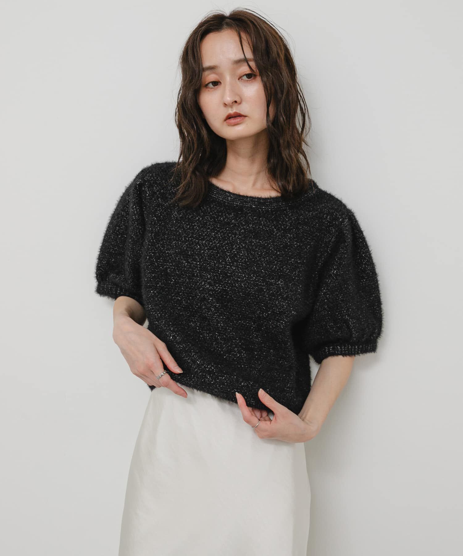 SENSE OF PLACE by URBAN RESEARCH「フサフサハーフスリーブニット」|ニット・セーター|